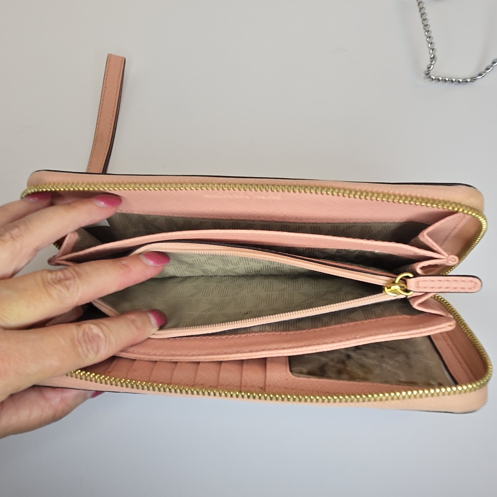 Michael Kors Pink Wristlet Wallet - Picture 6 of 8